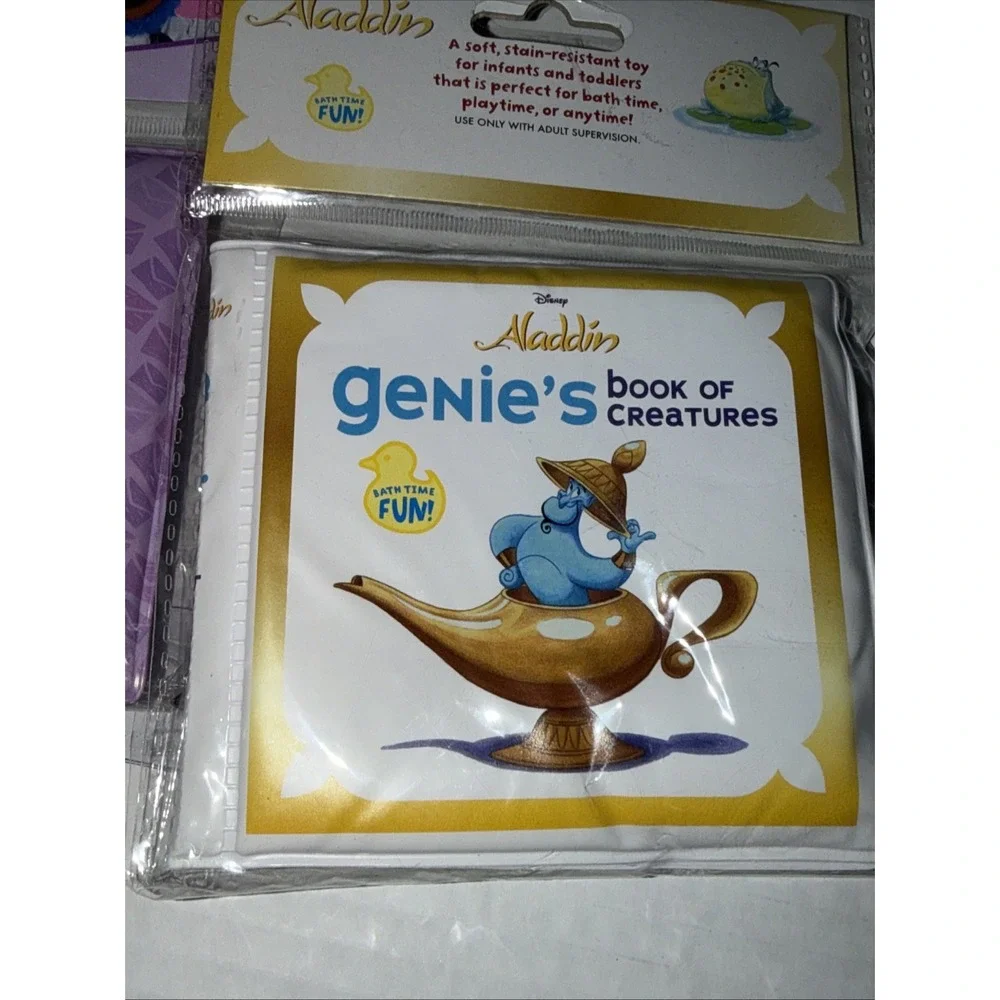 Sesame Street Bath Soft Infant Kid Educational Book Sesame Street & Aladdin‎